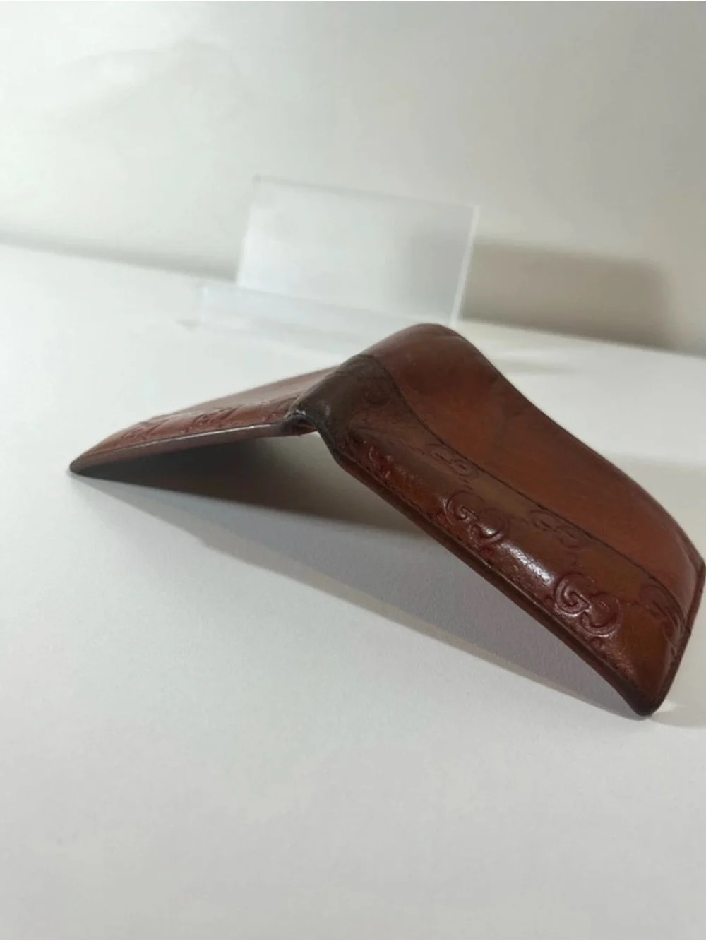Gucci Brown Guccissima Leather Bifold Wallet